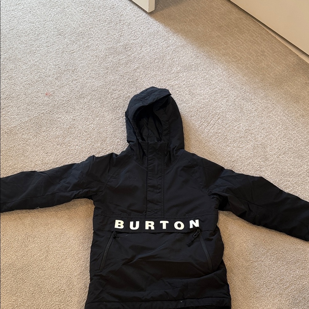 Burton Kids Black Hooded Puffer Jacket